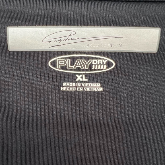 GREG NORMAN BLACK PLAY DRY PERFORMANCE QUARTER ZIP PULLOVER - Picture 10 of 12